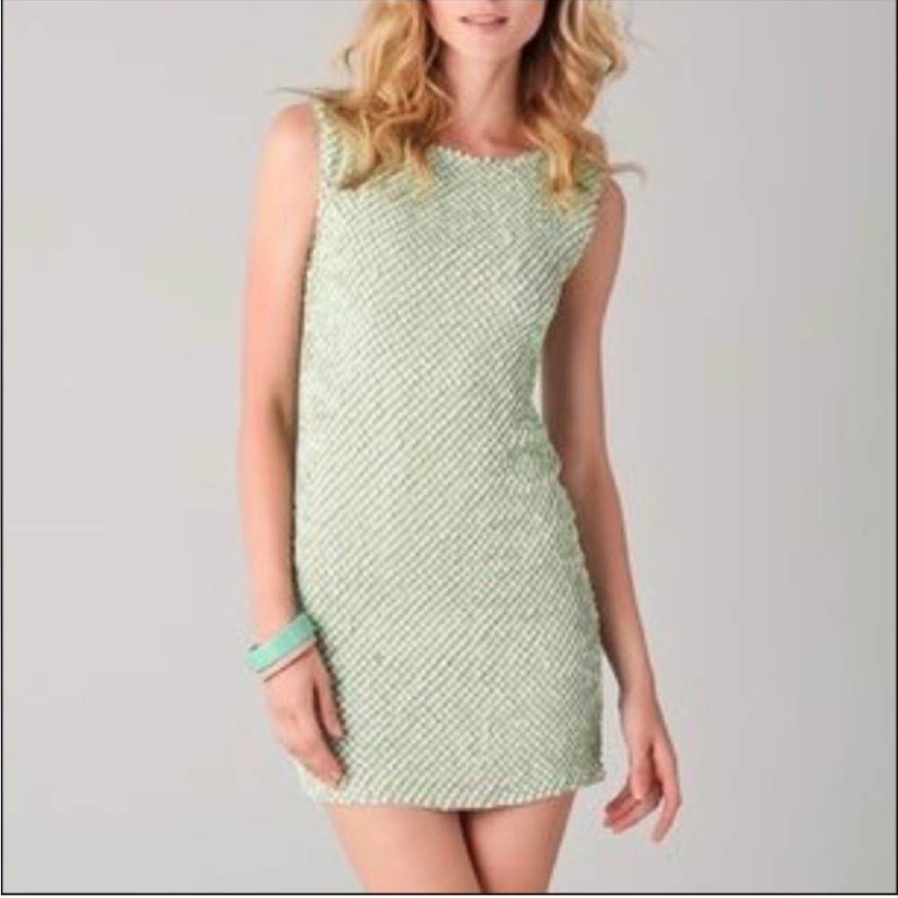 Alice + Olivia NWT Green Sequin Dress